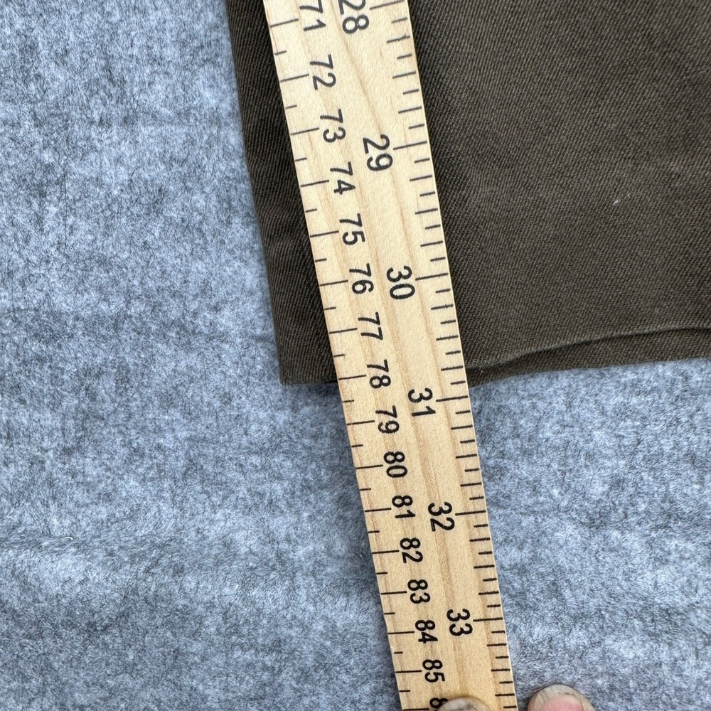 Lauren Ralph Lauren Womens 8 Brown Straight Leg Stretch Cotton Trousers Office - Picture 9 of 11